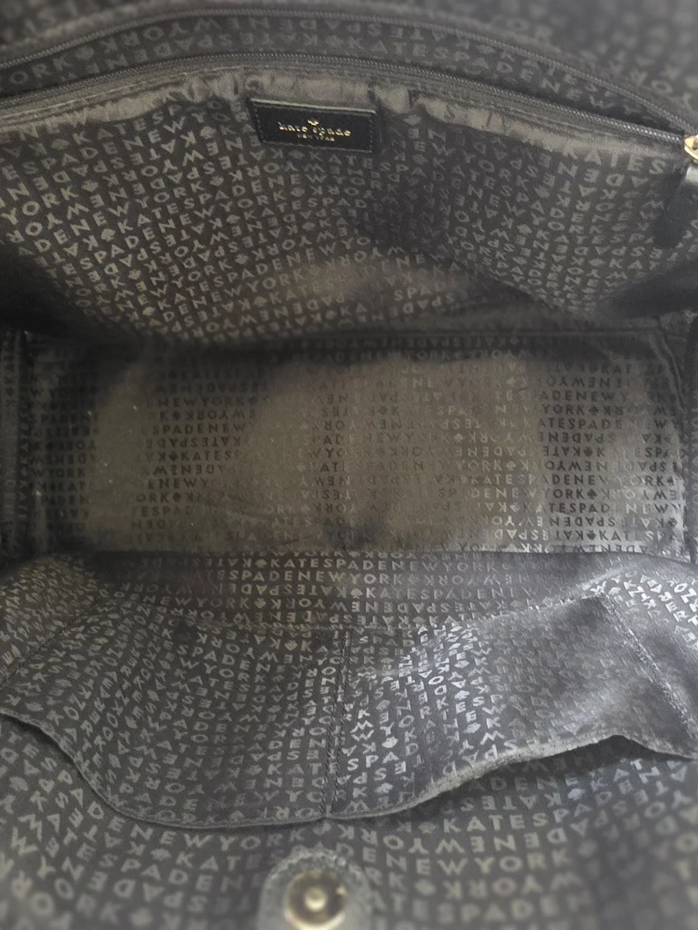 Kate Spade Grove Street Maeve Tote Black Pebbled Leather